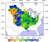 Land Saturation data from GRACE