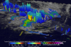 The GPM core satellite found extremely heavy rainfall on 6 March on the east side of cyclone Hola. Image: NASA/JAXA, Hal Pierce