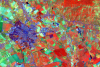 False colour representation of healthy vegetation
