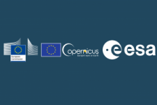 European Commission and European Space Agency logos. European Commission and European Space Agency logos.