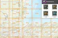 Map of tiles for example batch download