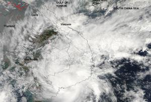 Tropical Storm over Vietnam