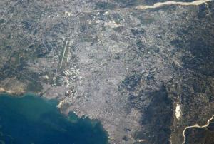 Haiti seen from space