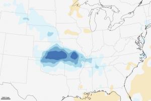 Affected territories from Oklahoma to Tennessee
