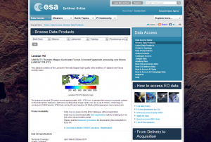 New Landsat data, including Landsat-8, are now available free of charge