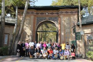 Workshop participants during cultural visit in Tehran.