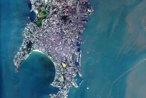 Bombay seen from space by ESA's Proba satellite.