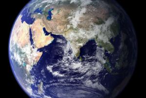 MODIS image caught by NASA's satellite showing detailed features of the Earth