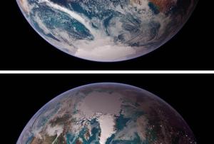 The Earth caught by NASA's satellites Terra and Aqua