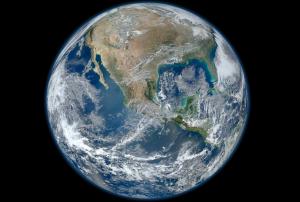 Earth image taken by NASA satellite