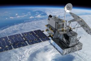 The GPM satellite created by NASA and JAXA