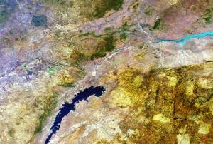 Satellite image of Zimbabwe, taken by Envisat