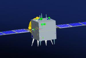 Rendition of VRSS-1 satellite, launched in September 2012