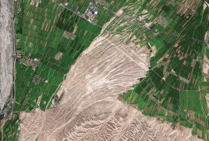 Xinjiang, China, seen from Space