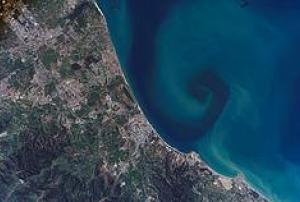 Satellite imagery of the northeastern coast of Algeria