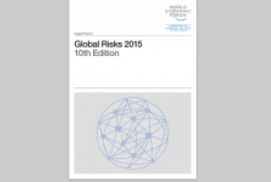 The 2015 edition of the Global Risks report ranks extreme weather events among the two top risks.