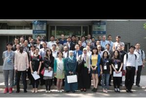 Participants of the first training programme of the UN affiliated Regional Centre for Space Science and Technology Education in Asia and the Pacific (RCSSTEAP) 