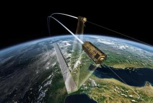 The double satellite formation TerraSAR-X/TanDEM-X will be one of the issues presented at the ISRSE-36 (Image: DLR)