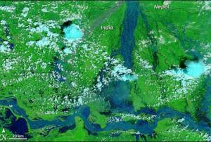 Bihar is the most flood prone state in India (Image: NASA)
