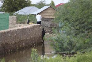 Homes flooded after river Shabelle ran over in Belet Weyne Capital City of Hiran, Somalia. Image: Ahmed Qeys.