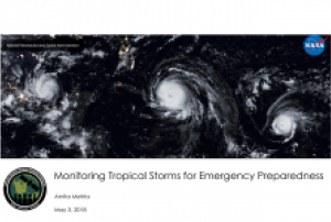 Monitoring Tropical Storms for Emergency Preparedness Image