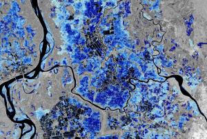 Copernicus Sentinel-1 flood monitoring. 