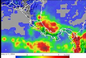 Floods in Costa Rica. Image: NASA archive.