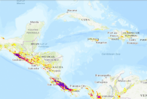 Screenshot of Global Landslide Hazard Distribution