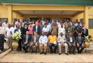 Participants of the UN-SPIDER Technical Advisory Mission to Ghana