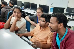 Training participants during the course. Image: UNOOSA.