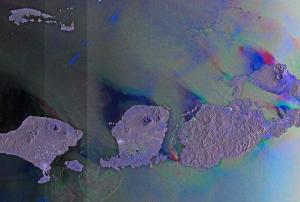 Satellite image of Indonesia's islands. Image: courtesy of ESA