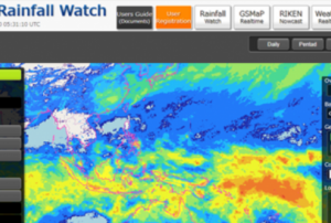 JAXA Climate Rainfall Watch. Image: JAXA
