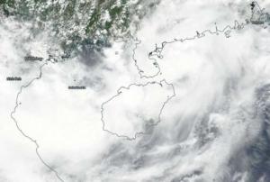 Typhoon Bebinca captured by NASA-NOAA’s Suomi NPP satellite as it approaches Viet Nam on 14 Aug. Image:NASA/NOAA Worldview