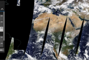 Screenshot of EOSDIS Worldview - NASA