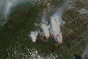 Fort McMurray Fires, Alberta, Canada. Image courtesy of NASA Goddard MODIS Rapid Response Team