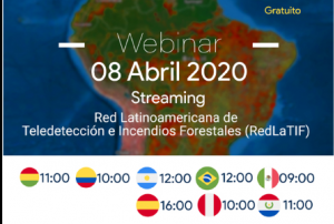 Cartografía global de áreas quemadas mediante teledetección: fortalezas y limitaciones logo. Image:RedLaTIF