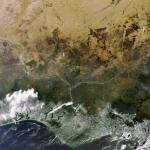 The Niger Delta. Image: ESA. The Niger Delta. Image: ESA.