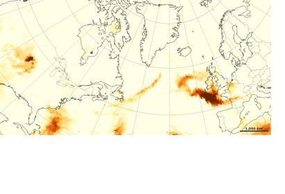Wildfire smoke is injected high into the atmosphere