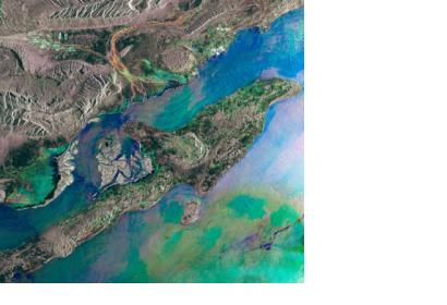 Iran’s Qeshm Island seen from space by ESA's Envisat satellite.