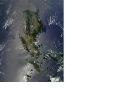 Fires in the Philippines, seen from Space by NASA's Terra satellite.