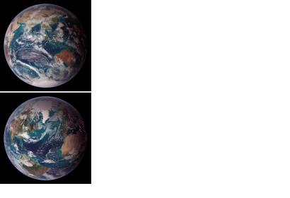 The Earth caught by NASA's satellites Terra and Aqua