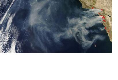 NASA satellites captures images of the California wildfires
