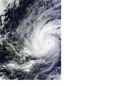 NASA's Terra satellite took an image of Super Typhoon Hagupit