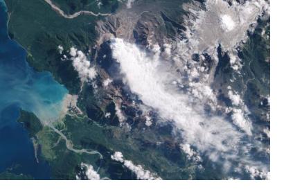 Southern Chile has been several times affected by volcano eruptions. 2009 Chaitén Volcano (Image: NASA) 