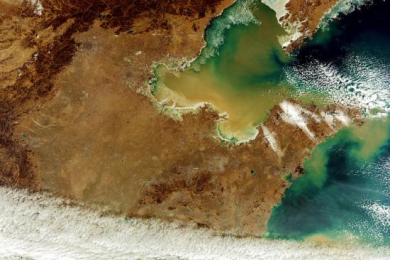 Satellite image of Northern China (Image: ESA)