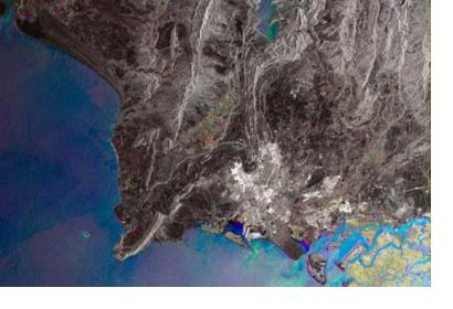 Satallite image of the city of Karachi (Pakistan) on the Arabian Sea (Image: ESA)