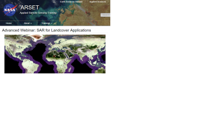 Advanced Webinar: SAR for Landcover Applications