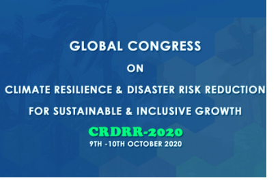 Global Congress on Climate Resilience and Disaster Risk Reduction logo. Image: CEED