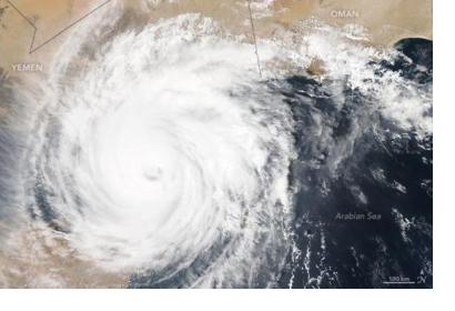 Cyclone Chapala over the Gulf of Aden (Image: NASA). 