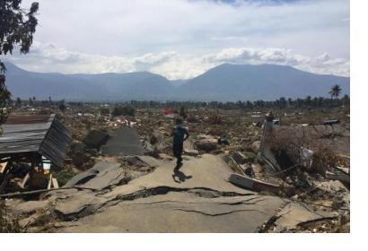 In September 2018, an earthquake and tsunami hit the island of Sulawesi in Indonesia, leaving thousands dead and injured. Image: European Union 2018 / CC BY-NC-ND 2.0.